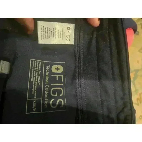 FIGS Women's Zamora Jogger Scrub Pants Navy Blue Size XXS - Picture 4 of 10